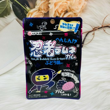 日本 CORIS 可利斯 忍著萊姆口香糖 葡萄風味 25g