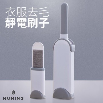 帶收納！ 衣服去毛 靜電刷 除塵刷 除毛刷 黏毛器 衣服 地毯 寵物 毛髮 狗毛 貓毛 清潔 『無名』 N11105