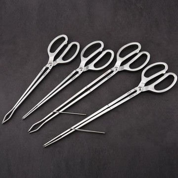 304不銹鋼魚鉗黃鱔夾螃蟹夾龍蝦泥鰍鱔魚鉗子蛇鉗夾蛇夾魚垃圾夾