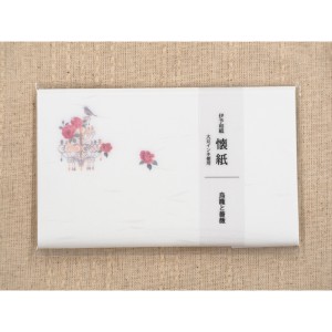 伊予和紙 懐紙 鳥籠と薔薇