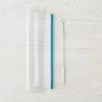 AirRoom 正品現貨 2024SS BLUE BOTTLE COFFEE 環保 金屬 吸管 藍瓶 藍瓶子 附清潔刷