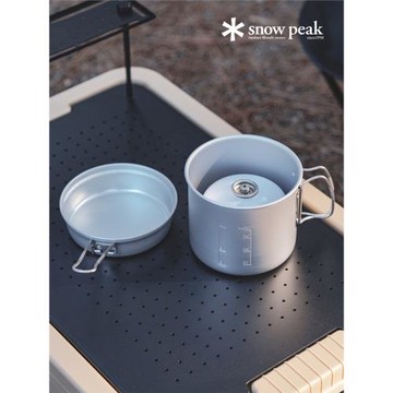 snowpeak雪峰鍋具sp鋁鍋戶外輕量化露營野餐套鍋SCS-008/009/020R