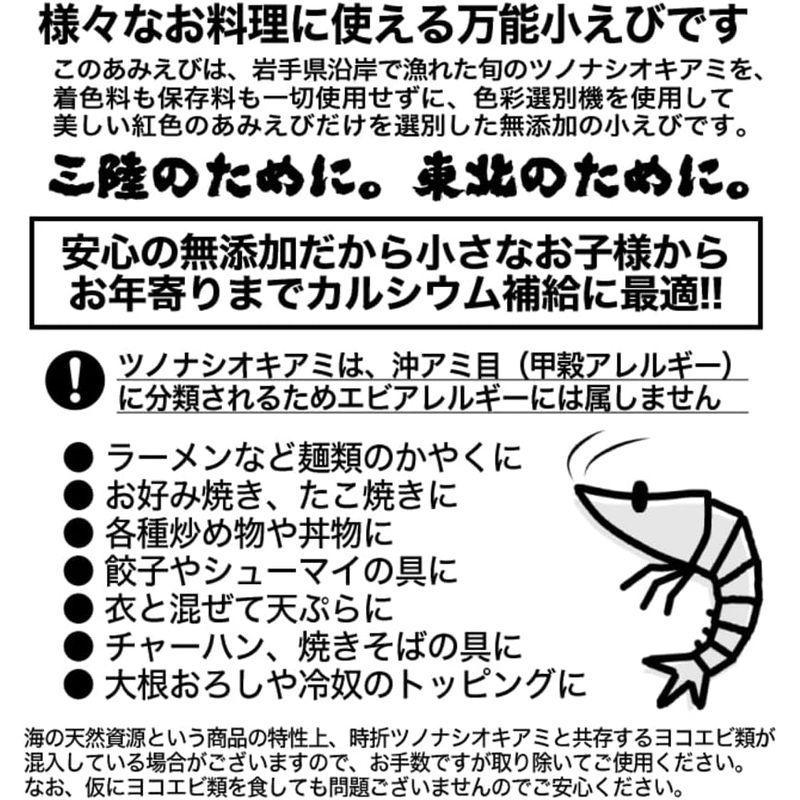 岩手県三陸産 素干し あみえび 500g イサダ アミエビ ツノナシオキアミ 海老 干しエビ 干しあみ 干アミ 乾燥 無添加 無着色