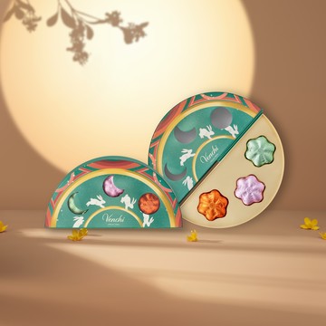 【Venchi】花好月圓🌕新月輪映 - 花型巧克力3入｜中秋好禮、感謝貴人、節慶贈禮｜🚚快速出貨