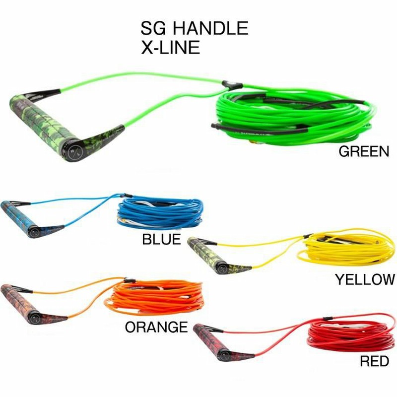 ウェイクボード ハイパーライト セット 2023 HYPERLITE SG HANDLE W/ X 