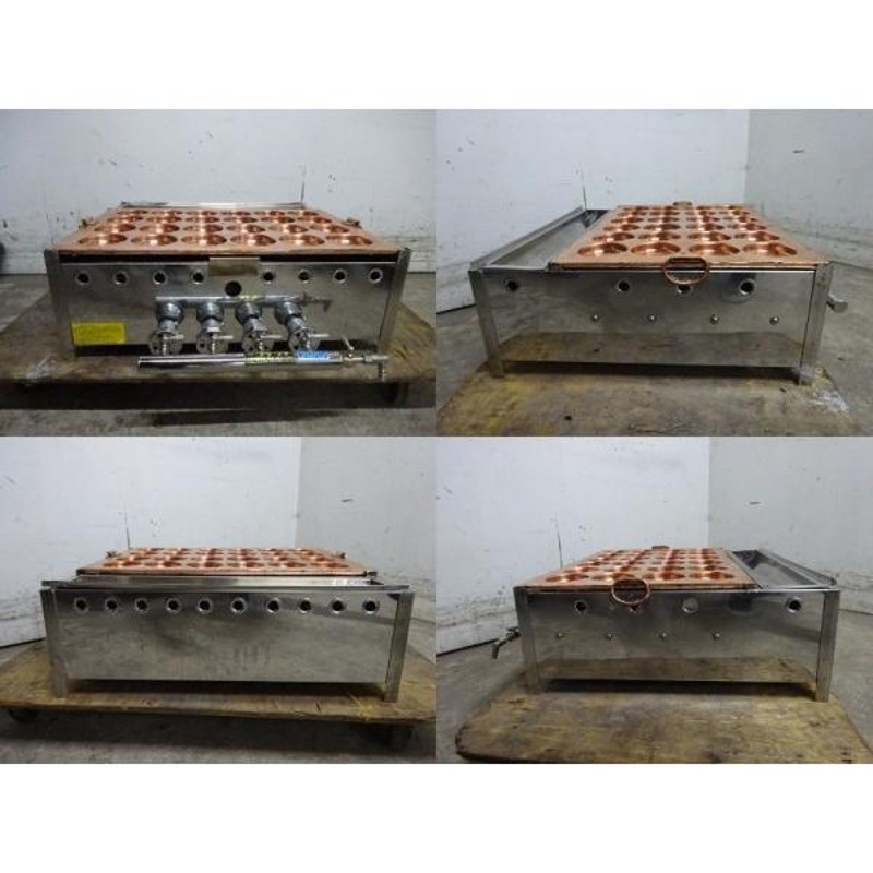 大型 業務用 回転焼き器 大判焼き器 銅板 プロパンガス用 - 調理器具