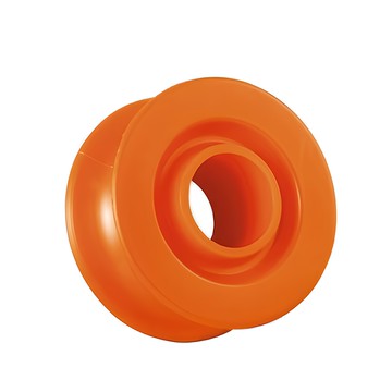 PETZL ULTRALEGERE 滑輪 10g 輕量化攀登滑輪 適用7-13mm繩索  橘紅  1個