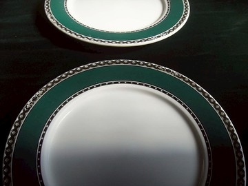 【老時光 OLD-TIME】早期二手歐美風格餐盤(一組四盤)