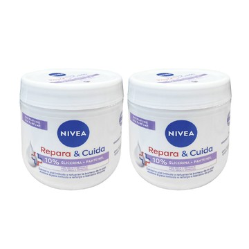 NIVEA 2入組- 無香修護乳霜(400毫升/瓶)