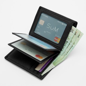 ADDEDIT 紙鈔收納卡夾 MW102  黑色  FREE (11公分 x 8.5公分 x 2公分)