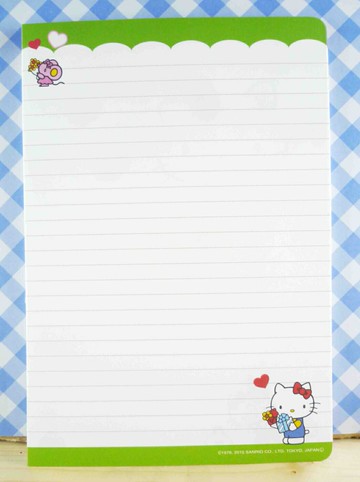 【震撼精品百貨】Hello Kitty 凱蒂貓 kitty便條紙-禮物綠(大) 震撼日式精品百貨
