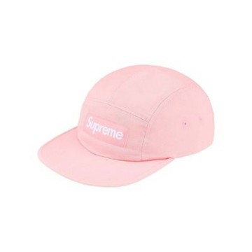 Supreme Washed Camp Cap Pink 五分割帽 粉紅色 FW25H39-PK [台灣現貨]