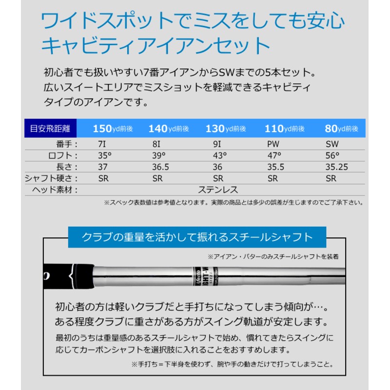 右利き用 メンズ ゴルフクラブセット 初心者 送料無料 Afecto メンズ