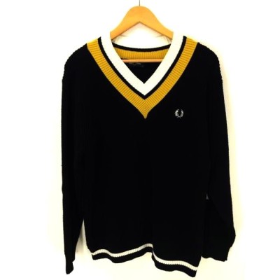 フレッドペリー FRED PERRY Tilden Knit Sweater Vネックチルデン