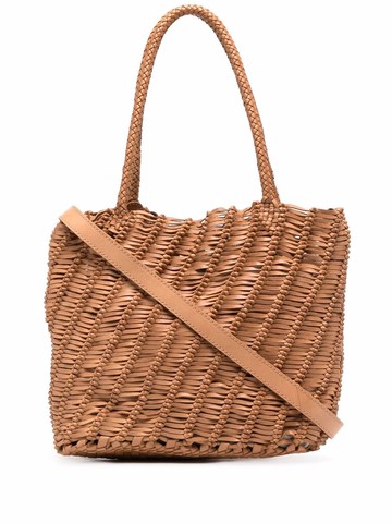 Officine Creative - Susan woven tote bag - women - Calf Leather/Leather - One Size - Neutrals