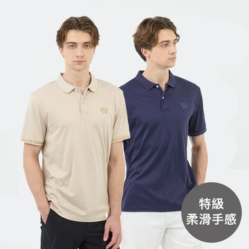 GIORDANO 男裝 刺繡短袖POLO衫 Liquid Touch系列 (多色任選)