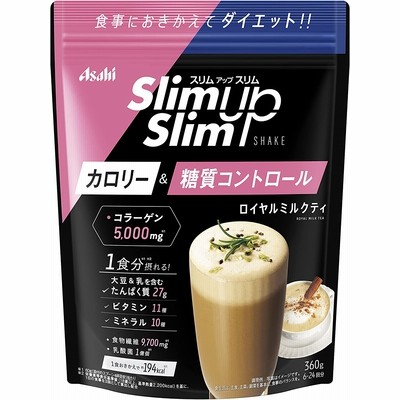 スリムアップスリム シェイク ロイヤルミルクティー 360g アサヒグループ食品