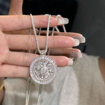 🔥臺灣出🔥2025八寶羅盤項鍊女簡約百搭爆款中式設計鎖骨鏈高顏值時尚氣質