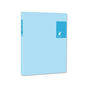 珠友ChuyuA4 PP輕便文件夾14頁/天藍/HP-06362-03