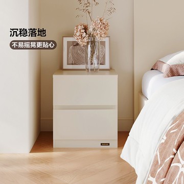 免運附發票 工廠直銷 可批發 床頭櫃奶油風方形儲物櫃臥室床邊可移動小型臥室床頭櫃 現貨立發pyy7025