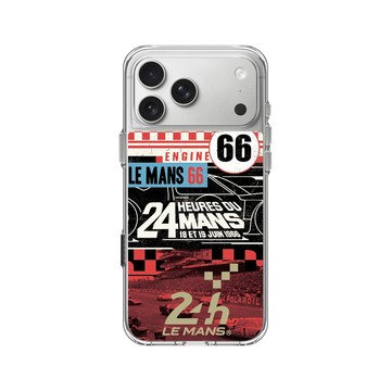iPhone 17 Pro Max Clear Case（相機按鈕） 透明 - 24 Hours of Le Mans - Le Mans 66 Poster