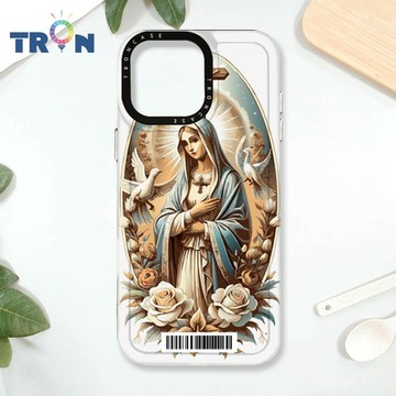 TRON IPhone 16 Pro Max 聖母簡約風 防摔太空載具殼 透黑 軟硬 手機殼
