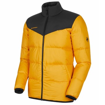 Mammut 長毛象 羽絨衣/混合化纖/雙面保暖外套/ 男款 Whitehorn 1013-01060 1246 金黃/黑 亞版