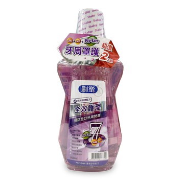 刷樂-漱口水500ml (清新/酷涼/綠茶/全效護理/鹽礦/蜂膠)買一送一優惠組 *小柚子*