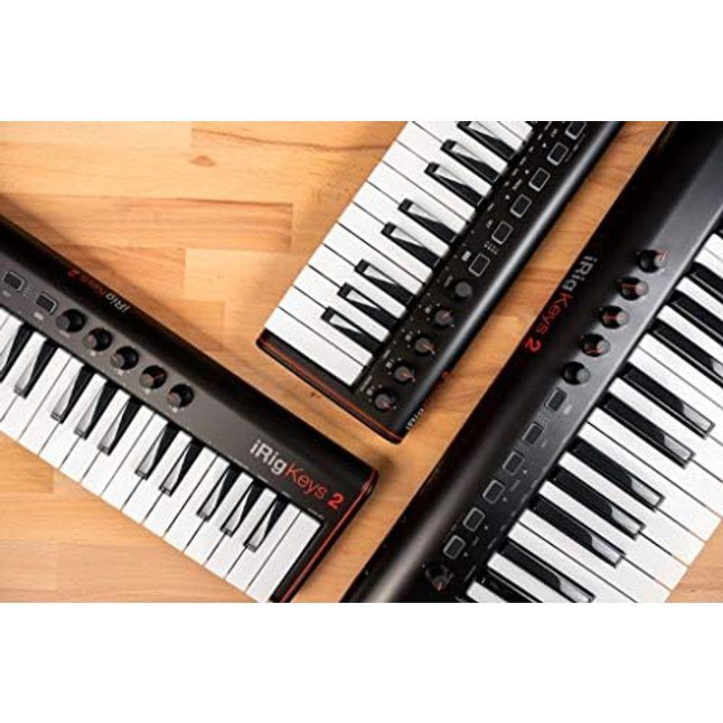 音楽機器 IK Multimedia iRig Keys Mini MIDI コントローラー 25鍵ミニ鍵盤 オーディオ出力端子搭載国内正規品国内