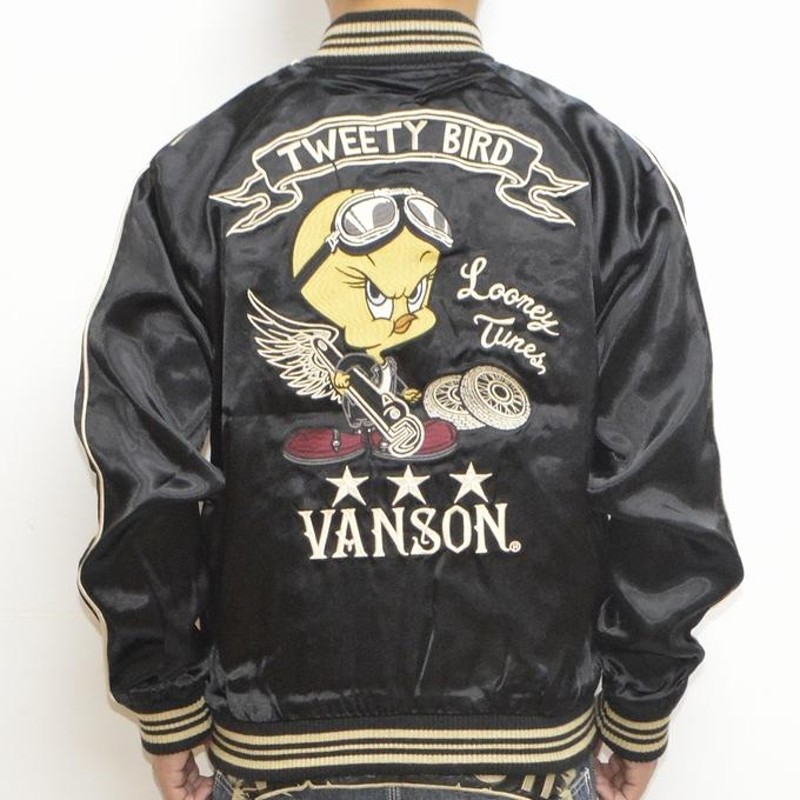 クーポンコード VANSON × LOONEY TUNES トゥイーティー ボアジャケット ...