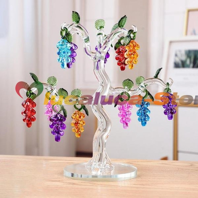 クリスタルグレープツリーリビングルームテーブルセンターピースホームオフィスデスクオーナメント 通販 Lineポイント最大0 5 Get Lineショッピング