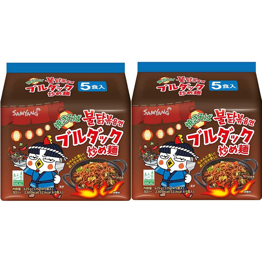 ブルダック焼きそば麺125ｇ　10袋セット　韓国　インスタントラーメン　ラーメン　ブルダック　プルタク