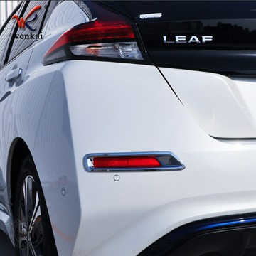 適用于日產新款聆風LEAF ZE1改裝后保險杠專用霧燈電鍍裝飾亮框