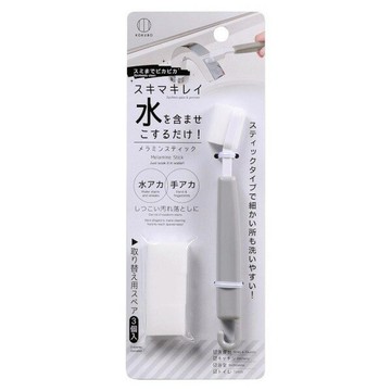 【江戶物語】日本製 小久保 KOKUBO 海綿清潔刷 附替換海綿 3入 水龍頭 縫隙 洗手台 廚房 浴室 日本原裝進口