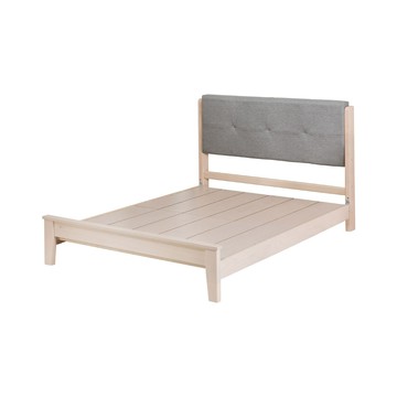 Homelike 喜家居雙人5尺貓抓皮實木床架組(2221)