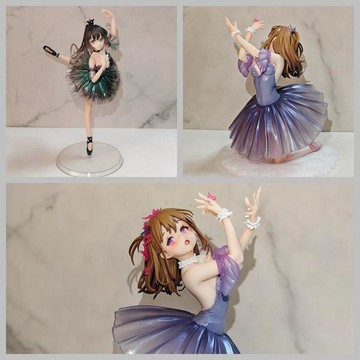 E哥❤現貨舞臺上 黑天鵝少女 灰色的醜小鴨 二次元美少女 機箱模型盒裝手辦預售