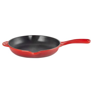 LE CREUSET 琺瑯鑄鐵單柄圓煎盤 櫻桃紅  1個  20cm