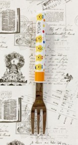 【震撼精品百貨】Winnie the Pooh 小熊維尼~迪士尼日本不銹鋼叉子(14CM)-維尼#95446