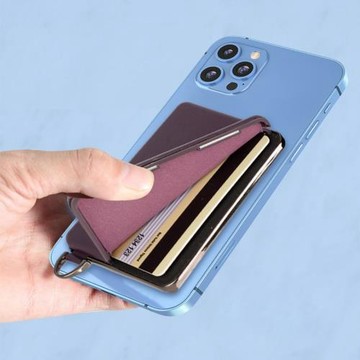 適用蘋果15/14/13多功能卡套iPhone15Pro通用萬能卡包Magsafe磁吸