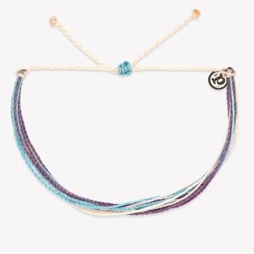 Pura Vida 美國手工 PINKY PROMISE打勾勾 防水蠟線可調式衝浪手環