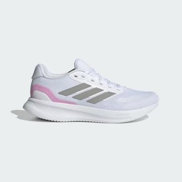 adidas 愛迪達 慢跑鞋 女鞋 運動鞋 緩震 RUNFALCON 5 WIDE W 白灰粉 JH6015