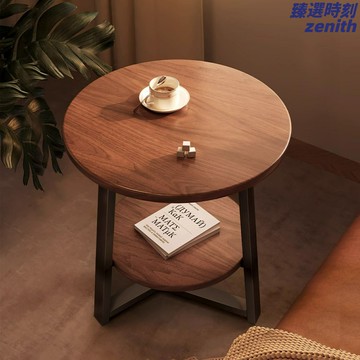 【小戶型神器】邊幾 茶几 床頭櫃 沙發邊桌 陽臺茶桌 臥室置物架 圓形設計 多層收納 節省空間 客廳臥室通用