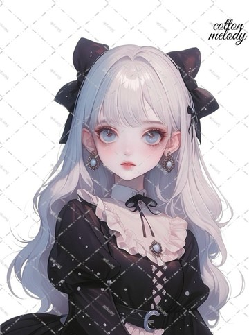 original sticker no.2284 人物貼紙 原創貼紙 原創人物貼紙 裝飾貼紙 cotton melody