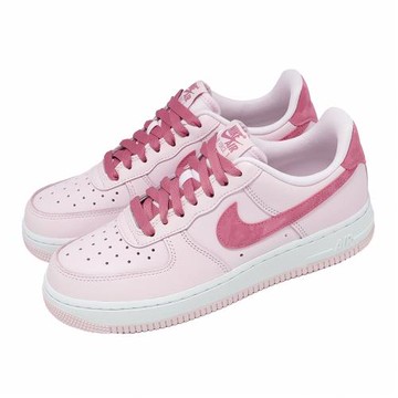 Nike 休閒鞋 Wmns Air Force 1 07 女鞋 粉紅 情人節 AF1 IO8755-600