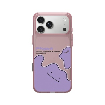 iPhone 17 Pro Max Clear (相機按鈕) 晶醺玫 - 寶可夢 Pokemon - 慵懶百變怪