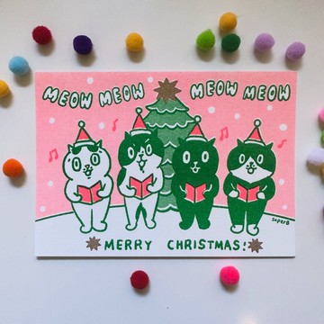 聖誕好聽合唱團 卡片