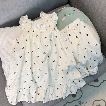 ✨台灣出貨✨2026新款胖MM200斤帶胸墊性感睡衣女夏可外穿寬松顯瘦家居服套裝