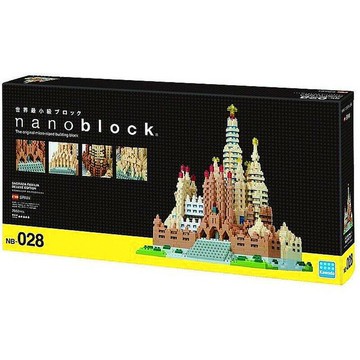 【LETGO】現貨 正版公司貨 Nanoblock 日本河田積木 NB-028 聖家堂 DX豪華版 世界主題建築系列