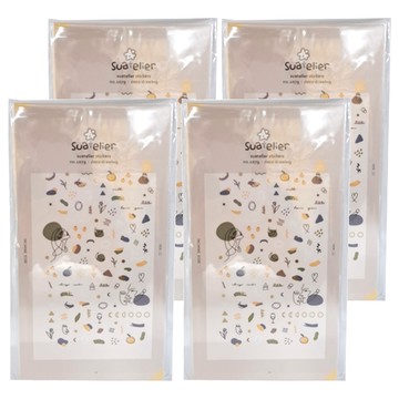 suatelier design JR美甲貼 deco drawing  1079  4片