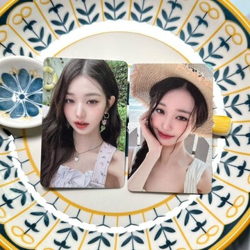 ⭐正版代購⭐IVE芙 張元英 張员瑛小卡 夏日pb固配耳環圓 泳池圓 草帽圓